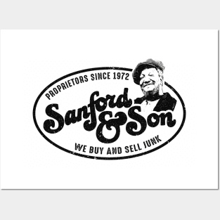 Sanford and Son Worn Logo Lights Posters and Art